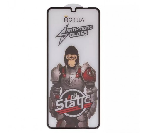 Захисне скло для Xiaomi Poco C75, Redmi 14C 4G, Redmi A4, сумісне з чохлом, Full Glue, Anti-Static, чорний, gorilla