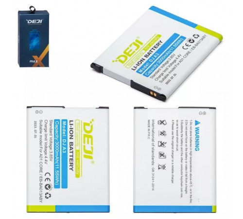 Аккумулятор Deji EB-BA013ABY для Samsung A013 Galaxy A01 Core, M013 Galaxy M01 Core, Li-ion, 3,85 B, 3000 мАч