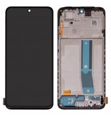 Дисплей для Xiaomi Redmi Note 11, чорний, з рамкою, Copy (TFT)