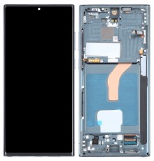 Дисплей для Samsung S908B Galaxy S22 Ultra 5G, зеленый (Green), с рамкой, Original (PRC), #GH82-27489D