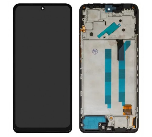 Дисплей для Xiaomi Redmi Note 12 Pro 4G, чорний, з рамкою, High Copy (OLED)