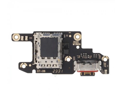 Шлейф для Xiaomi Poco X6, Redmi Note 13 Pro 5G, коннектора зарядки, микрофона, плата зарядки
