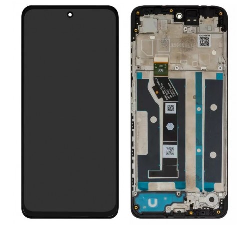 Дисплей для Motorola Moto E15, Moto G05, Moto G15, Moto G15 Power, чорний, з рамкою, High Copy BS067XMM-L07-XM01_IC