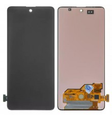 Дисплей для Samsung A515 Galaxy A51, черный, без рамки, Оригинал (переклеено стекло)