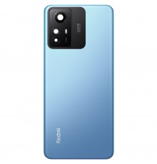 Задня панель корпусу для Xiaomi Redmi Note 12S, синя (Ice Blue) + скло камери