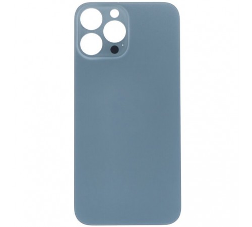 Задняя панель корпуса для iPhone 13 Pro, голубая, не нужно снимать стекло камеры, Original (PRC), sierra Blue, big hole