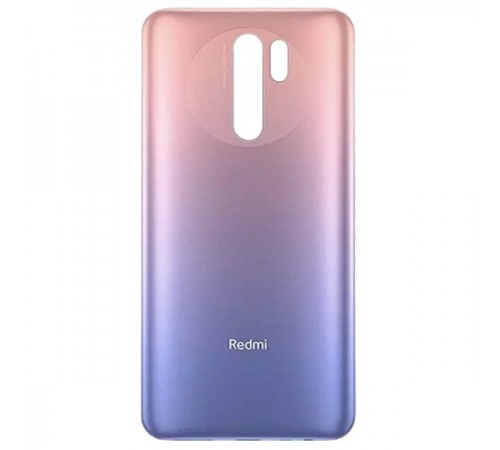 Задняя панель корпуса для Xiaomi Redmi 9, синяя, розовая (Blue Pink), Copy
