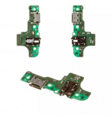 Шлейф для Samsung A207F/DS Galaxy A20s, коннектора зарядки, Сopy, плата зарядки, M12