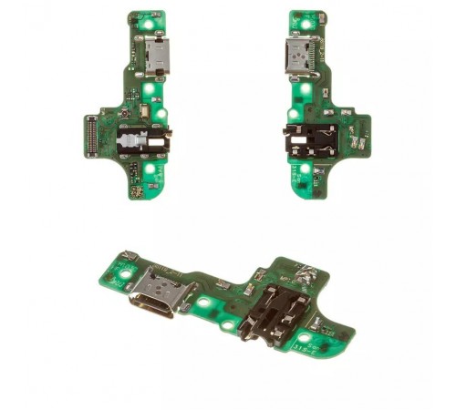 Шлейф для Samsung A207F/DS Galaxy A20s, коннектора зарядки, Copy, плата зарядки, M12