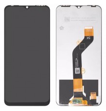 Дисплей для Tecno Spark 8C; Infinix Hot 12i, черный, без рамки, High Copy KG5k, KG5j, #FPC6605-2, 2365B48-01-015, 24-065X62-V18