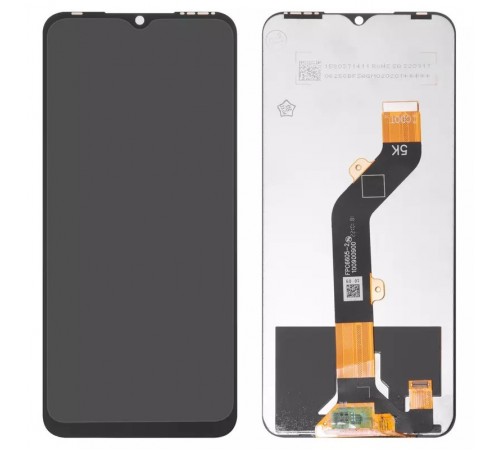 Дисплей для Tecno Spark 8C; Infinix Hot 12i, чорний, без рамки, High Copy KG5k, KG5j, #FPC6605-2, 2365B48-01-015, 24-065X62-V18