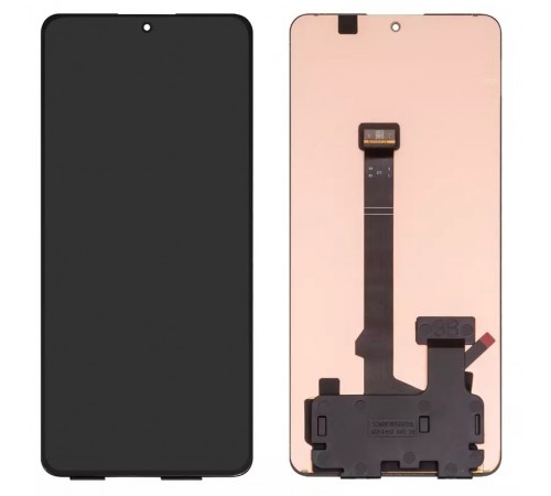 Дисплей для Xiaomi Poco F6, чорний, без рамки, High Copy (OLED), 24069PC21G, 24069PC21I  
