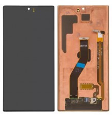 Дисплей для Samsung N975F Galaxy Note 10 Plus, черный, без рамки, Оригинал (переклеено стекло)
