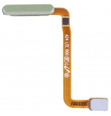 Шлейф для Samsung A245 Galaxy A24, кнопки включения, сканера отпечатка пальца (Touch ID), зеленый, Original (PRC)