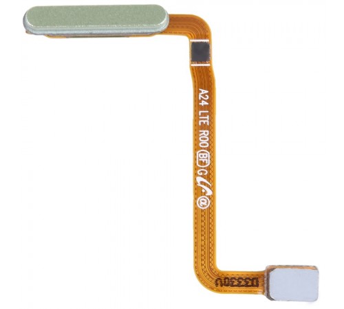 Шлейф для Samsung A245 Galaxy A24, кнопки включения, сканера отпечатка пальца (Touch ID), зеленый, Original (PRC)