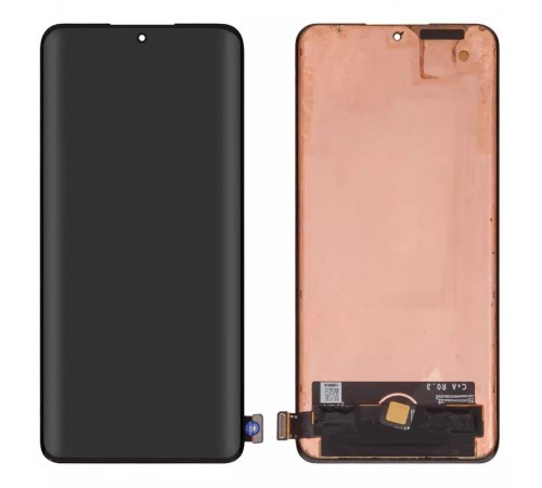 Дисплей для Xiaomi 12, 12S, 12X, черный, без рамки, Оригинал (переклеено стекло), 2112123AC, 2112123AG, 2206123SC, 2201123G, 2201123C