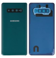 Задня панель корпусу для Samsung G975 Galaxy S10 Plus, зелена (Prism Green) + скло камери