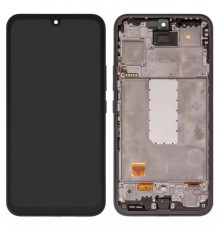 Дисплей для Samsung A546 Galaxy A54 5G, черный, с рамкой, High Copy с широким ободком, (OLED)