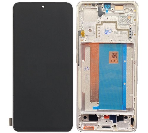 Дисплей для Xiaomi Poco F6 Pro, білий (White), з рамкою, Original (PRC), 23113RKC6G  