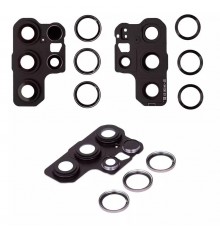 Стекло камеры для Samsung S938 Galaxy S25 Ultra, серое, с рамкой