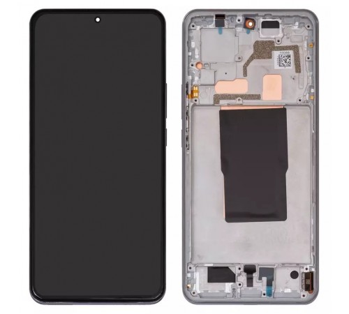 Дисплей для Xiaomi 12T, 12T Pro, сріблястий, з рамкою, High Copy (OLED), 22081212UG, 22081212G, 22071212AG Дисплей для Xiaomi 12T, 12T Pro, сріблястий, з рамкою, High Copy (OLED), 22081212UG, 22081212G, 22071212AG