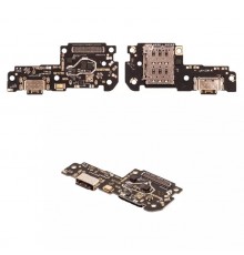 Шлейф для Xiaomi Poco X5 Pro, Redmi Note 12 Pro 5G, коннектора зарядки, с микрофоном, с компонентами, High Copy плата зарядки