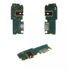 Шлейф для Samsung A022F Galaxy A02, коннектора зарядки, коннектора наушників, мікрофона, плата зарядки, Original (PRC)