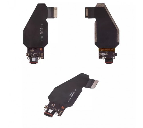 Шлейф для Google Pixel 4 XL, конектора зарядки, з мікрофоном, High Copy