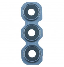 Скло камери для Samsung A356 Galaxy A35 5G, A556 Galaxy A55, голубе, з рамкою