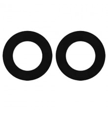 Скло камери для Samsung A042 Galaxy A04e, чорне, без рамки, комплект 2 шт.