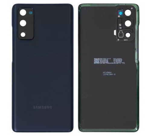Задня панель корпусу для Samsung G780 Galaxy S20 FE, G781 Galaxy S20 FE 5G, синя (Cloud Navy) + скло камери, Cloud Navy