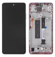 Дисплей для Xiaomi Mi 10T Lite, золотистый, с рамкой, Original (PRC), M2007J17G