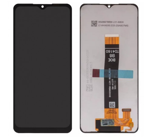 Дисплей для Samsung A127 Galaxy A12 Nacho, черный, без рамки, (Box) BV065WBM-L0A-8K02_R0.0/HL6127JX-L0A-8K02_R0.0