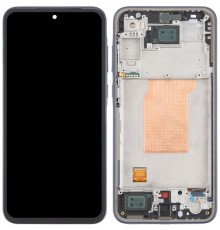 Дисплей для Samsung A356 Galaxy A35 5G, синий (Navi), с рамкой, Original