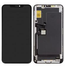 Дисплей для iPhone 11 Pro Max, чорний, з рамкою, Copy, (TFT), JK