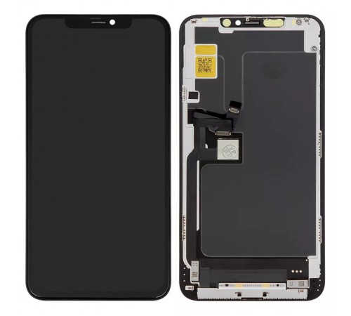 Дисплей для iPhone 11 Pro Max, чорний, з рамкою, Copy, (TFT), JK Дисплей для iPhone 11 Pro Max, чорний, з рамкою, Copy, (TFT), JK