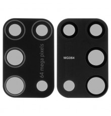 Стекло камеры для Samsung M315 Galaxy M31, черное, без рамки