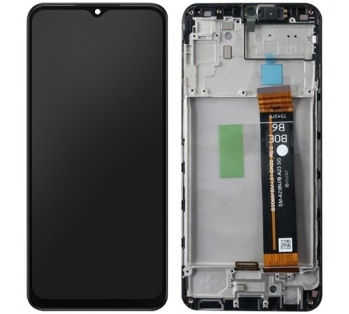 Дисплей для Samsung A236B Galaxy A23 5G, чорний, з рамкою, Original (PRC), SM-A236B REV 0.1 
