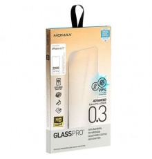 Защитное стекло для Apple iPhone 12, iPhone 12 Pro, 0.3mm, Glass Pro+ Ag+ Nano Anti-Bacteria, Momax (PZAP20MBS1T)