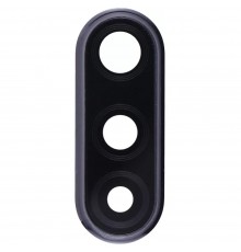 Скло камери для Huawei P30 Lite, чорне (Midnight Black), з рамкою, 24 Мп