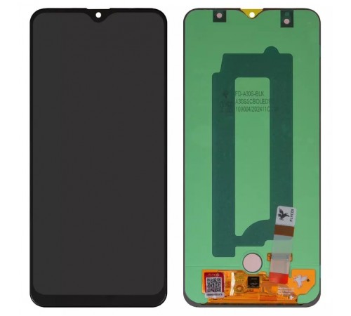Дисплей для Samsung A307 Galaxy A30s, A307F/DS Galaxy A30s, черный, без рамки, FLYCDI, с широким ободком, (OLED)