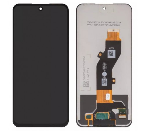 Дисплей для Tecno Spark 30C, чорний, без рамки, High Copy kl5, kl5n
